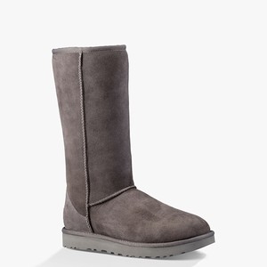 Ugg Classic Tall II Women Classic Boots Grey (2037KWNVU)